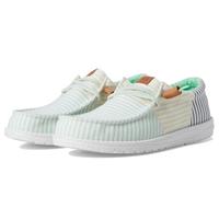 HEYDUDE Homme Wally Tri Nu Prep Mocassin, Frêne Vert/Multicolore, 44 EU