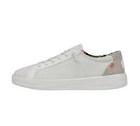 HEYDUDE Karina, Baskets pour Femme | Tige en toile de coton avec système facile à enfiler, semelle intérieure amovible en mousse à mémoire de forme et semelle
