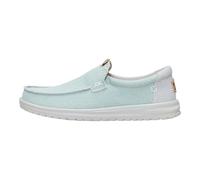 HEYDUDE Men Mikka Braided Harbor Grey/Dawn Blue Casual Moccasin 40 EU