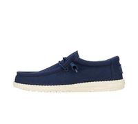 HEYDUDE Men Wally Canvas Navy Casual Moccasin 40 EU