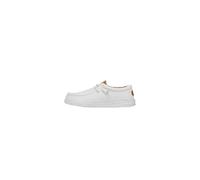 HEYDUDE Men Wally Washed Canvas Blue Casual Moccasin 42 EU