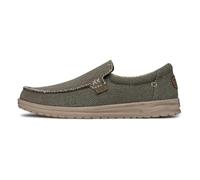 HEYDUDE Mikka Braided - Chaussures pour Hommes - Baskets avec Semelles Confortables - Style Mocassin, Army, 41