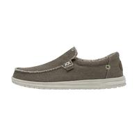 HEYDUDE - Mikka Braided - Chaussures pour Hommes - Baskets avec Semelles Confortables - Style Mocassin, Fossil, 43