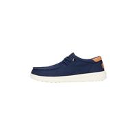 HEYDUDE - Paul Canvas - Chaussures pour Hommes - Baskets avec Semelles Confortables - Style Mocassin, Navy Blazer, 45