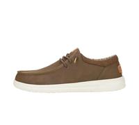 HEYDUDE Paul Classic - Chaussures pour Hommes - Baskets avec Semelles Confortables - Style Mocassin, Brown, 42