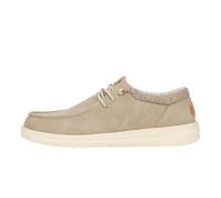 HEYDUDE Paul Classic - Chaussures pour Hommes - Baskets avec Semelles Confortables - Style Mocassin, Taupe Grey, 45