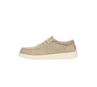 HEYDUDE Paul Classic - Chaussures pour Hommes - Baskets avec Semelles Confortables - Style Mocassin, Taupe Grey, 43