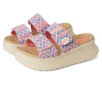 HEYDUDE Sandales - Nu-Pieds Delray Slide Surf Baja 4uz Blue/Pink/Multi 38.
