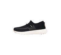 HEYDUDE Sirocco Neutrals - Chaussures pour Hommes - Baskets avec Semelles Confortables - Style Mocassin, Black/White, 43
