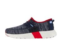 HEYDUDE Sirocco Sport Mode - Chaussures pour Hommes - Baskets avec Semelles Confortables - Style Mocassin, Navy/Grey, 42