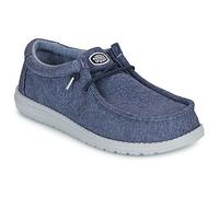 HEYDUDE Slip ons Wally Stretch Jersey Navy in Bleu 42