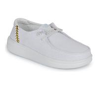 HEYDUDE Slip ons WENDY RISE PERF CANVAS in Blanc 37