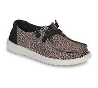 HEYDUDE Slip ons WENDY SPARKLE ANIMAL in Marron 37