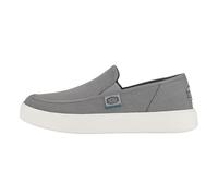 HEYDUDE Sunapee Canvas - Chaussures pour Hommes - Baskets avec Semelles Confortables - Style Mocassin, Atmosphere/White, 46