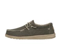 HEYDUDE Wally Braided Sneaker Verde da Uomo 40003-3VE