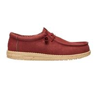 HeyDude - Wally Canvas - Baskets - EU 45 - burnt red / boulder tan