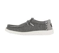 HEYDUDE Wally Coastline - Chaussures pour Hommes - Baskets avec Semelles Confortables - Style Mocassin, Black/White, 41