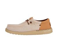 HEYDUDE Wally Funk Nylon Craft - Chaussures pour Hommes - Baskets avec Semelles Confortables - Style Mocassin, Tobacco Brown, 42