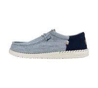 HEYDUDE Wally Funk Nylon Craft - Chaussures pour Hommes - Baskets avec Semelles Confortables - Style Mocassin, Navy, 44