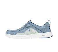 HEYDUDE Wally Hey2O Mesh, Chaussures pour Homme, Mocassins à Enfiler, Confortables et légers, Bleu sargasse/Bleu Nuage, 42 EU