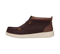 HEYDUDE Wally Mid GripR Vin Classic pour homme, Marron taupe/marron centre-ville, 43 EU