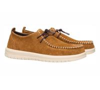 HEYDUDE Wally NXT Moc, Chaussures Mocassin Mode Casual Unisexe, Épices Brown Wood Ash, 43 EU