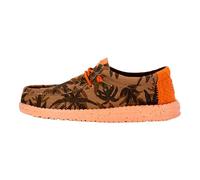 HEYDUDE Baskets pour hommes Wally Palm Jute Mocassin semelles confort Burnt Olive/Ginger Brown 45
