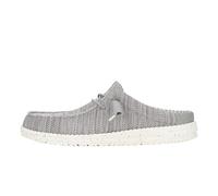 HEYDUDE Wally Slip Stretch Canvas | Chaussures pour homme | Mocassins à enfiler pour homme | Confortable et léger, Gris granite, 41 EU