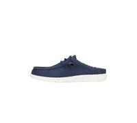 HEYDUDE - Wally Slip Stretch Canvas - Chaussures pour Hommes - Baskets avec Semelles Confortables - Style Mocassin, Navy, 40