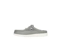 HEYDUDE - Wally Slip Stretch Canvas - Chaussures pour Hommes - Baskets avec Semelles Confortables - Style Mocassin, Grey, 44