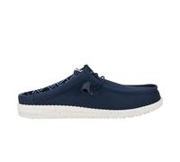 HEYDUDE - Wally Slip Stretch Canvas - Chaussures pour Hommes - Baskets avec Semelles Confortables - Style Mocassin, Navy, 42