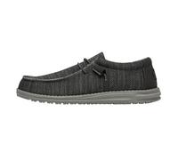 HEYDUDE Wally Sox - Chaussures pour Hommes - Baskets avec Semelles Confortables - Style Mocassin, Charcoal, 45