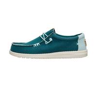 Hey Dude Chaussures Wally Tressées Bleu, Deepgreen Harbor, 45 EU