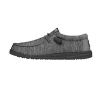 HEYDUDE Wally Sport Knit - Chaussures pour Hommes - Baskets avec Semelles Confortables - Style Mocassin, Charcoal, 40