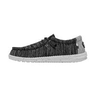 HEYDUDE Wally Stretch Mix - Chaussures pour Hommes - Baskets avec Semelles Confortables - Style Mocassin, Meteorite, 44