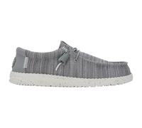 HEYDUDE Wally Stretch Sox - Chaussures pour Hommes - Baskets avec Semelles Confortables - Style Mocassin, Grey, 41