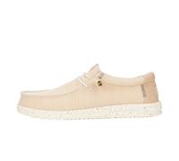 HEYDUDE - Wally Stretch Sox - Chaussures pour Hommes - Baskets avec Semelles Confortables - Style Mocassin, Irish Cream/Egret, 40