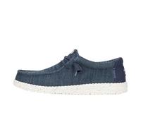 HEYDUDE Wally Stretch Sox - Chaussures pour Hommes - Baskets avec Semelles Confortables - Style Mocassin, Navy, 46