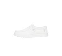 HEYDUDE Wally Stretch Sox - Chaussures pour Hommes - Baskets avec Semelles Confortables - Style Mocassin, White, 42