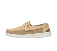 HEYDUDE - Welsh Grip Classic Mesh - Chaussures pour Hommes - Baskets avec Semelles Confortables - Style Mocassin, Incense/Morel Brown, 44