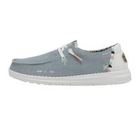 HEYDUDE Wendy Boho - Baskets pour Femme - Chaussons avec Semelles Confortables - Style Mocassin, Light Denim, 37