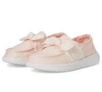 HEYDUDE Wendy Bow Prints Mocassins pour fille, rose, 15.0 cm