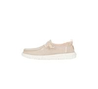 HEYDUDE Wendy Chambray pour Femmes - Chaussures Plates décontractées à Enfiler - Style Mocassin - Bleu Clair, 40