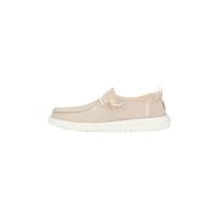 HEYDUDE Wendy Chambray pour Femmes - Chaussures Plates décontractées à Enfiler - Style Mocassin - Bleu Clair, 39