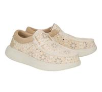 HEYDUDE Wendy Comf Cottage Crochet, Chaussures Mocassin Mode Casual, Tan Multi, 36 EU