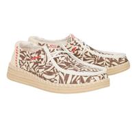 HEYDUDE Wendy Espadrille Retro Palm, Chaussures Mocassin Mode Casual, Brown Egret, 40 EU