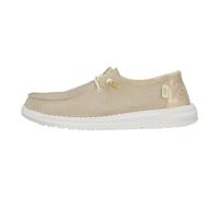 HEYDUDE Wendy Metallic Sparkle - Baskets pour Femme - Chaussons avec Semelles Confortables - Style Mocassin, Gold, 41