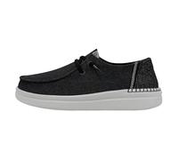 HEYDUDE Wendy Rise - Baskets pour Femme - Chaussons avec Semelles Confortables - Style Mocassin, Black, 39