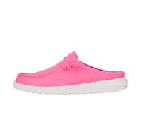 HEYDUDE Wendy Slip Stretch Canvas, Baskets pour Femme | Dessus en toile 100 % coton lavé avec doublure imprimée, lacets élastiques et semelle en mousse