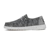 HEYDUDE Wendy Sox - Baskets pour Femme - Chaussons avec Semelles Confortables - Style Mocassin, Dark Grey, 36